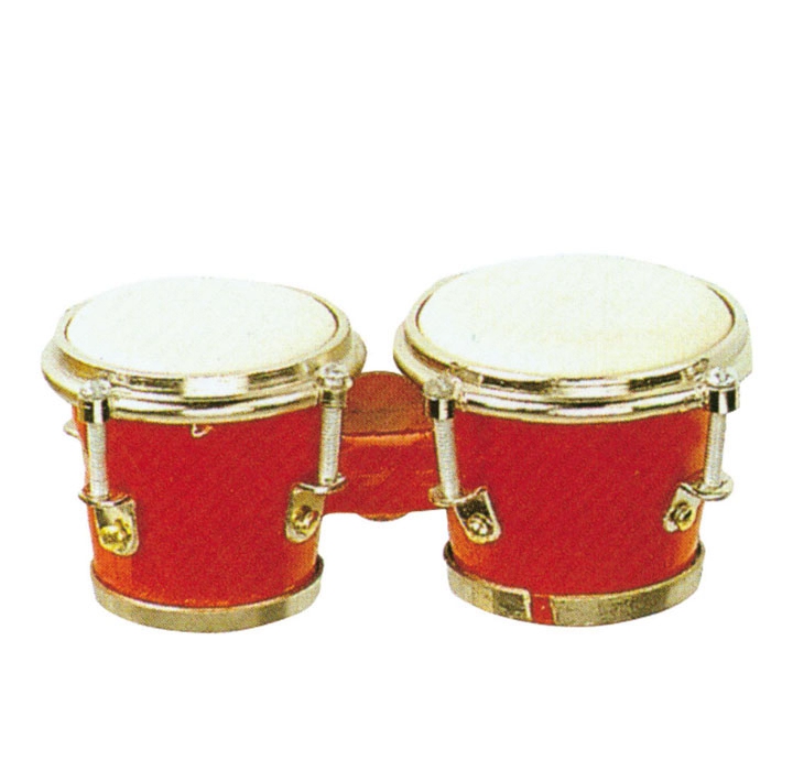Miniature Bongo Drum Musical Instrument Replica Gift